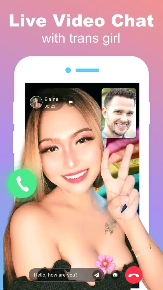 Tangkapan layar Video Chat With Trans - TranX