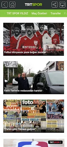 TRT Spor Screenshots