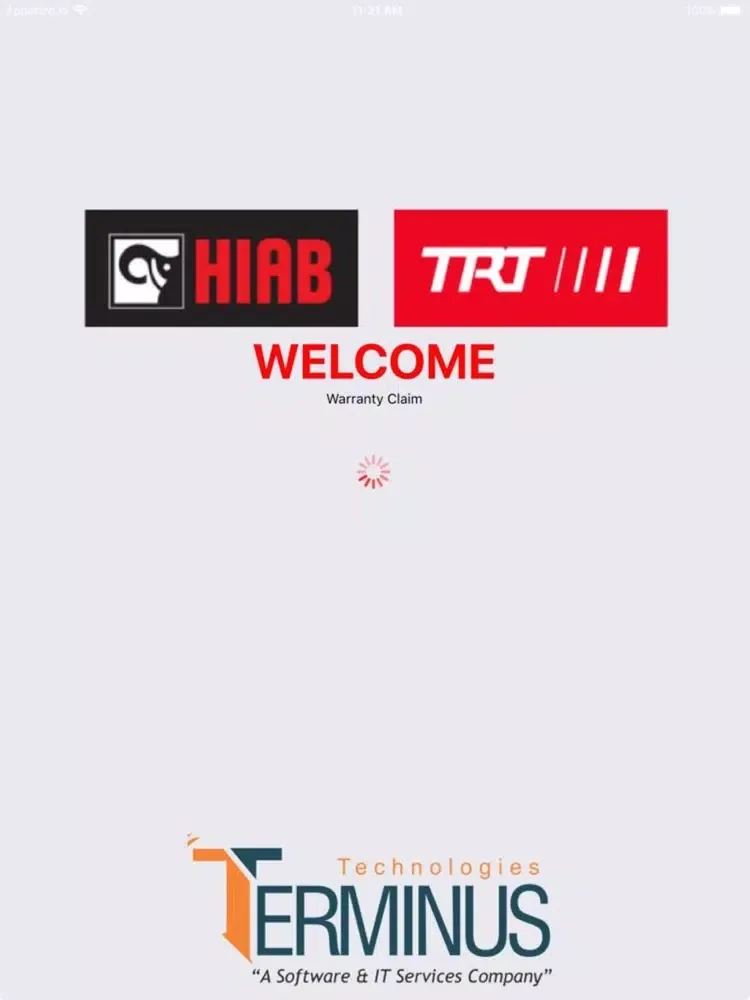 Capturas de tela do TRT Warranty iPad 