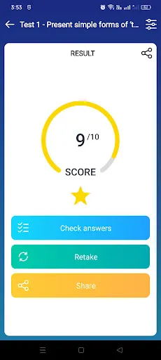 Capturas de pantalla de English Grammar Test