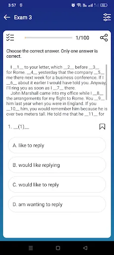 Capturas de pantalla de English Grammar Test