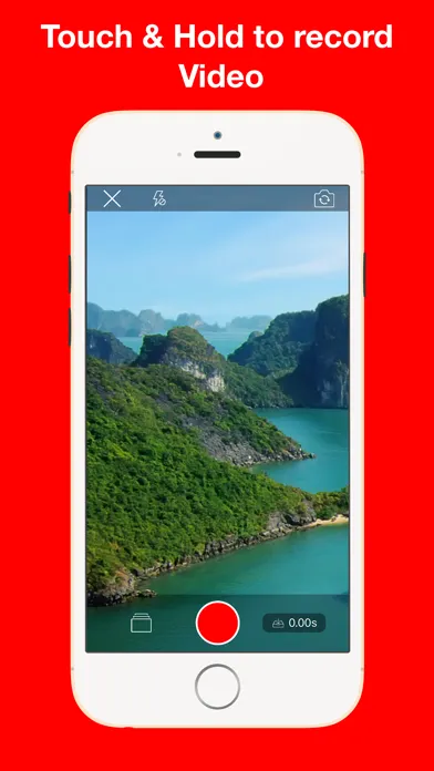 Touch and Hold to Record Video Upload to cloud應用截圖