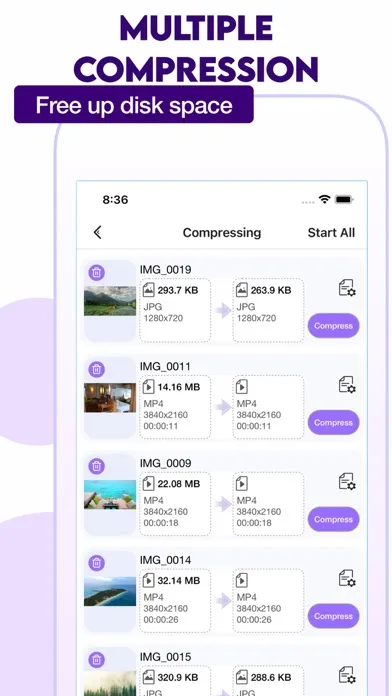 Video Compressor & Reduce size Ekran Görüntüleri