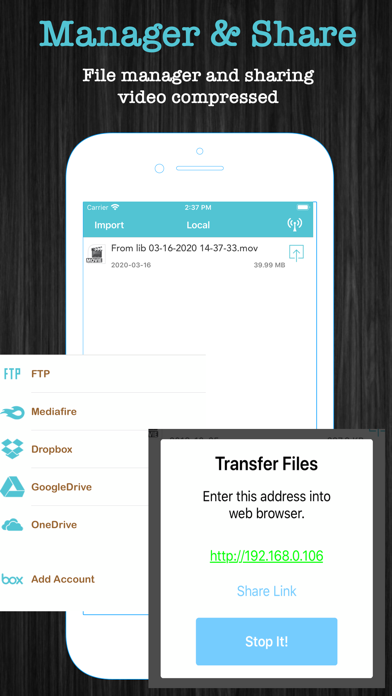 Tangkapan layar Video Compressor & Reduce size