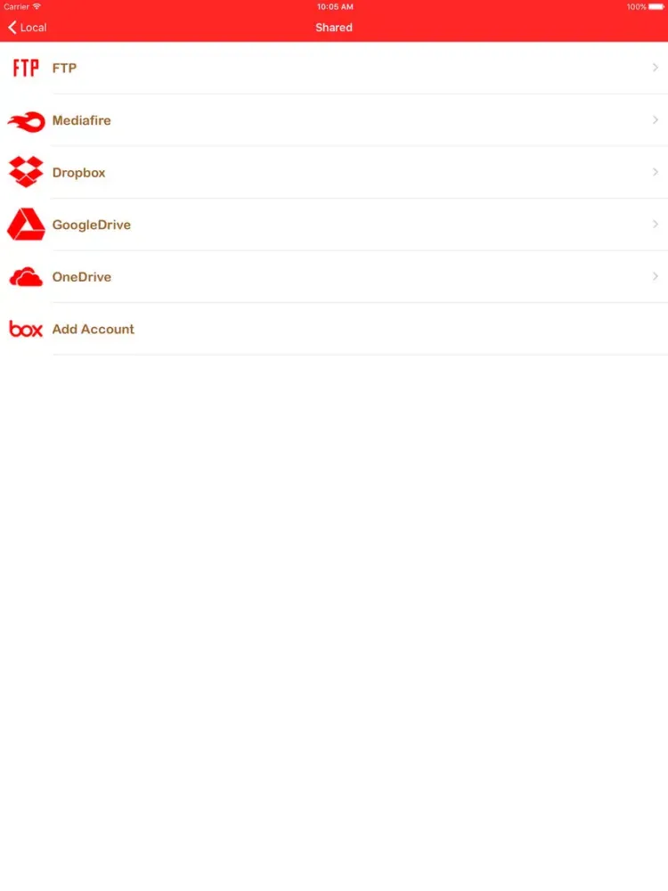 Touch and Hold to Record Video - upload to cloud iPad  Screenshots