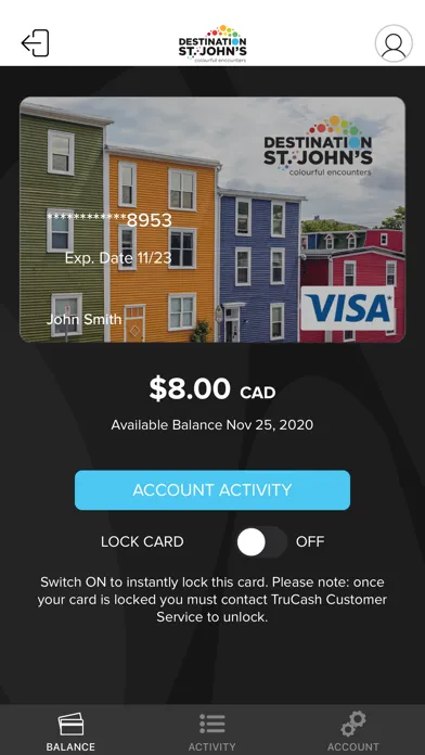 Capturas de pantalla de St. John’s Balance Checker