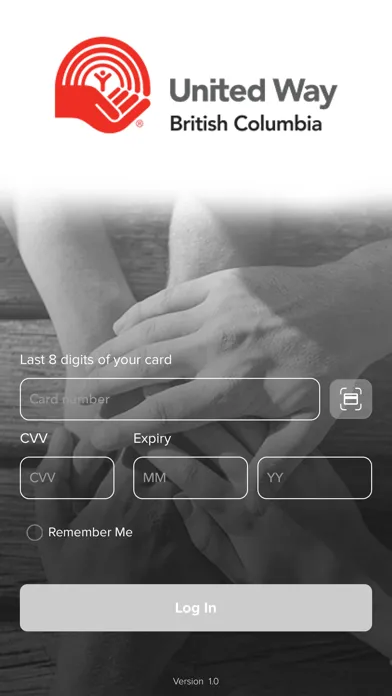 Captures d'écran de United Way BC Balance Checker