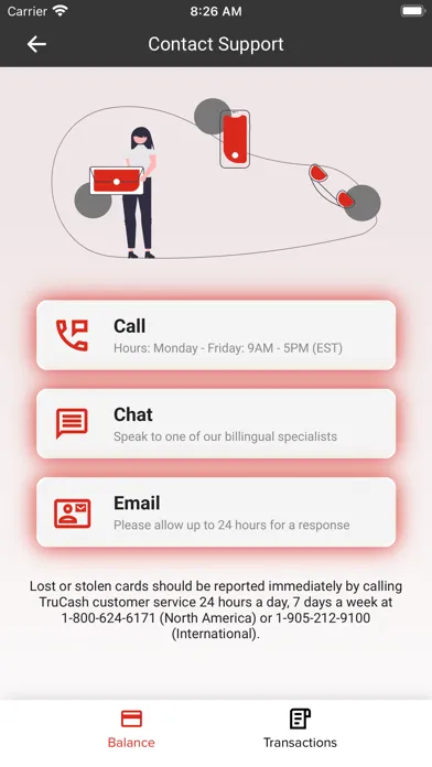 Captures d'écran de United Way BC Balance Checker