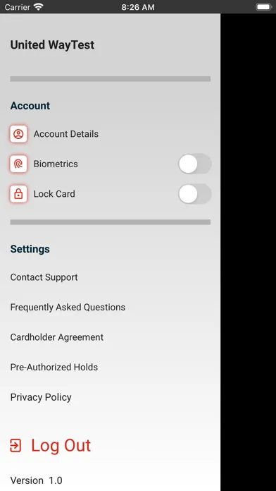 Captures d'écran de United Way BC Balance Checker