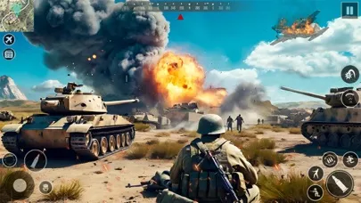 Capturas de tela do Call of Army Battlefield War