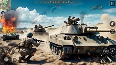 Capturas de tela do Call of Army Battlefield War