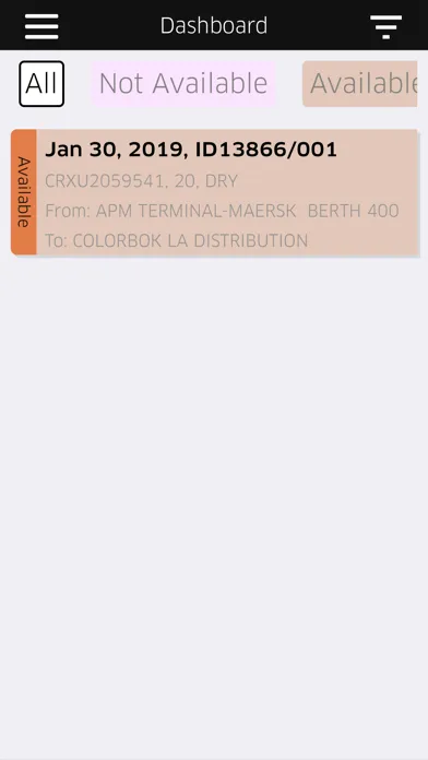 Screenshot di TruckDestino Customer