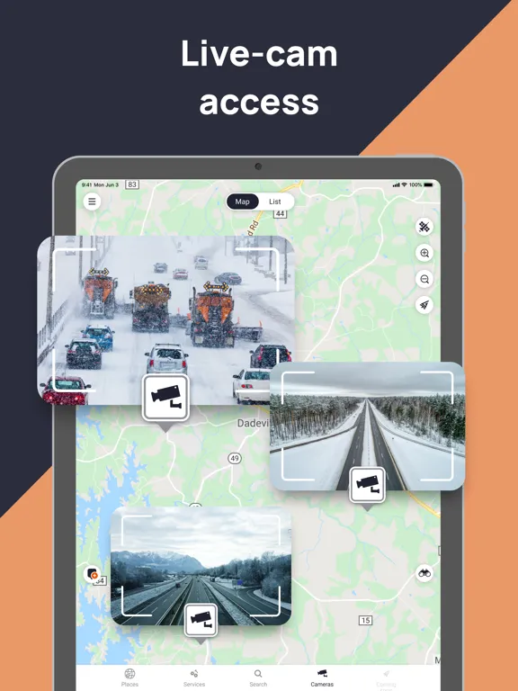 Captures d'écran de Trucker Guide: Navigation Tool iPad 