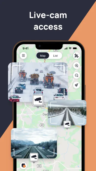 Captures d'écran de Trucker Guide: Navigation Tool