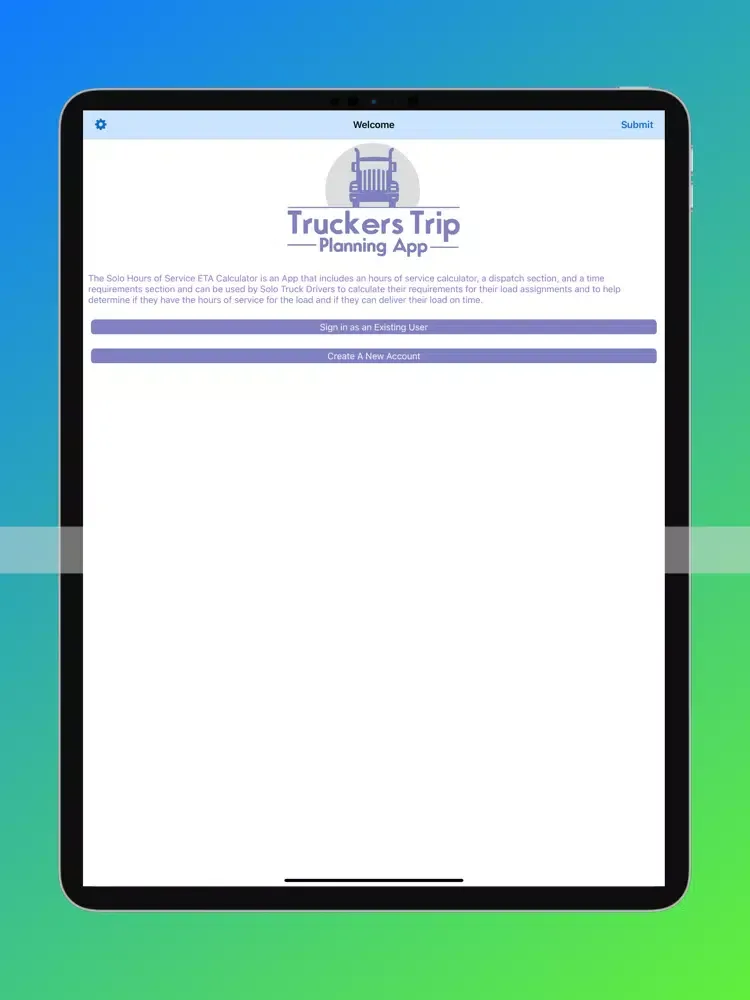 Tangkapan layar ETA PTA Calculator Solo iPad 