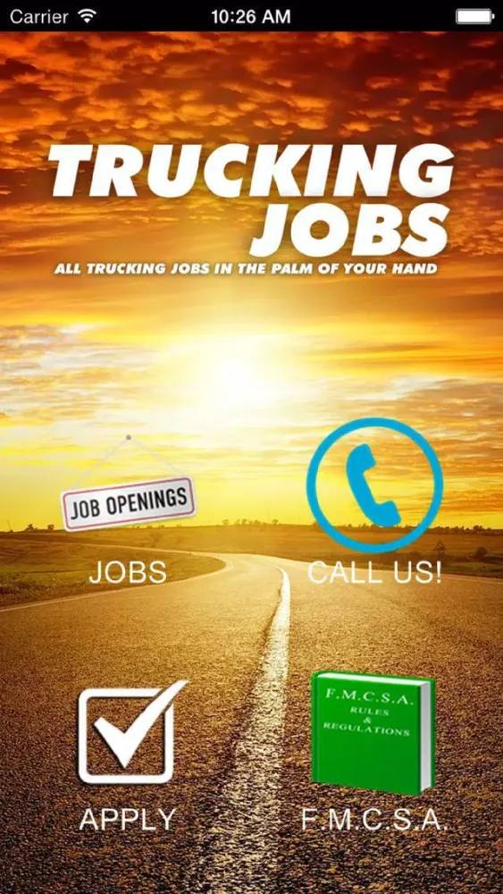Ảnh chụp màn hình của Trucking JOBS