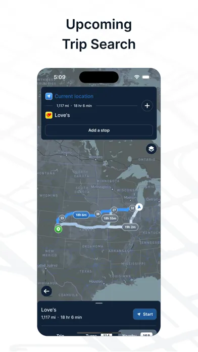 Capturas de pantalla de TruckMap - Truck GPS Routes