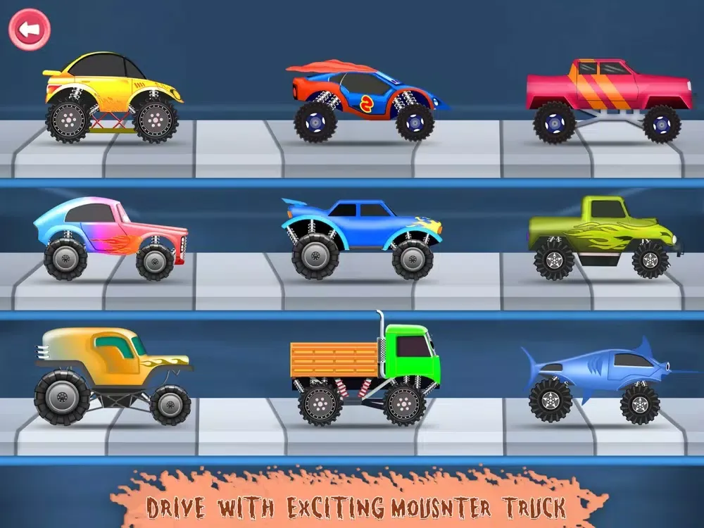 Monster Truck Up Hill Racing iPad 应用截图