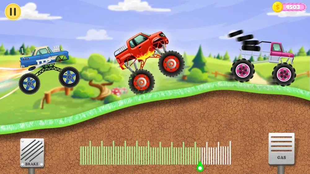 Monster Truck Up Hill Racing应用截图