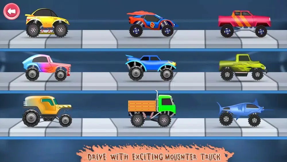 Monster Truck Up Hill Racing应用截图