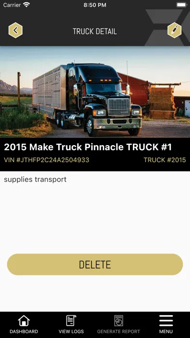 Truck Maintenance & Repair Log Ekran Görüntüleri