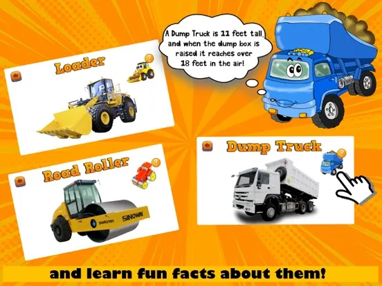 Construction Trucks FULL iPad  Screenshots