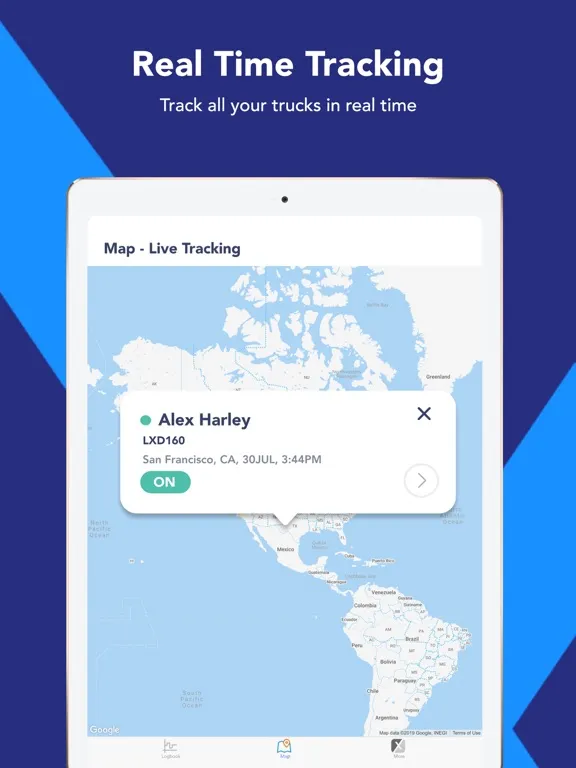 Скриншоты TruckX Fleet iPad 