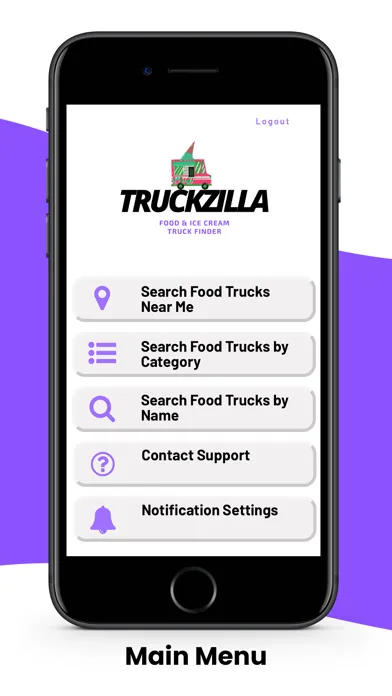 Capturas de pantalla de TruckZilla | Food Truck Finder