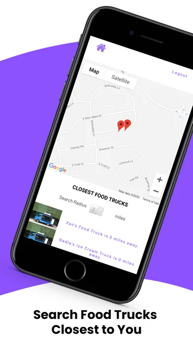 Capturas de pantalla de TruckZilla | Food Truck Finder