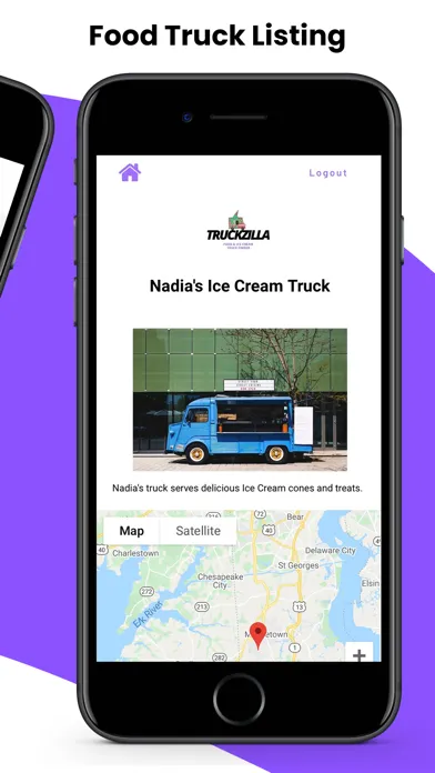 Capturas de pantalla de TruckZilla | Food Truck Finder