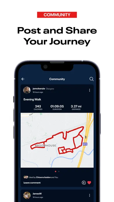 Reebok Fitness App Screenshots