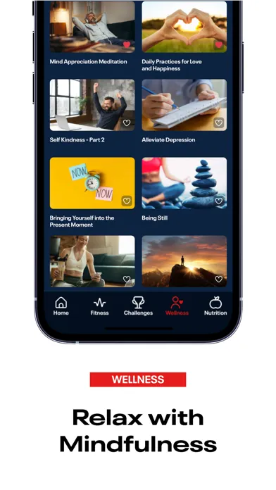Reebok Fitness App Screenshots