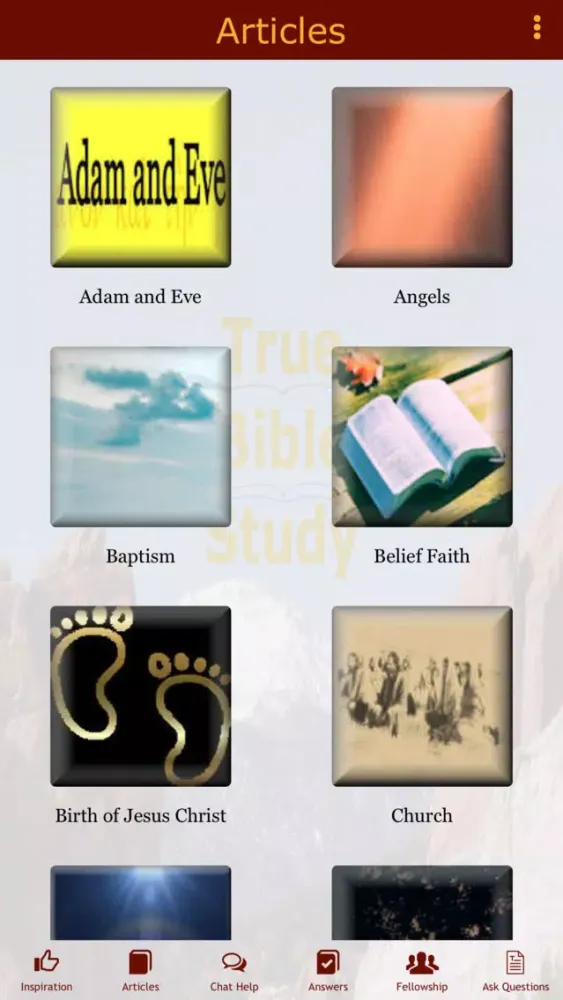True Bible Study App 스크린샷