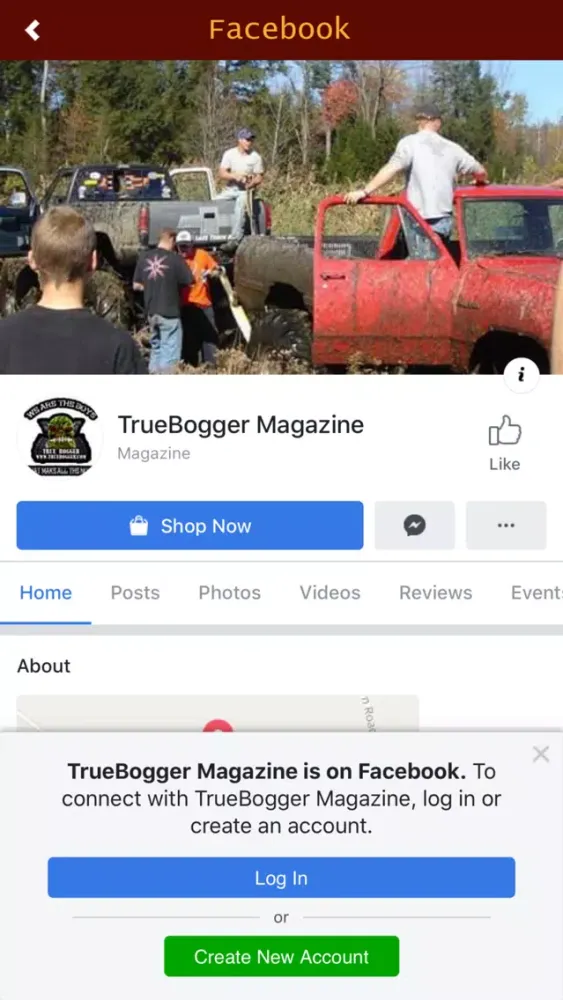 Tangkapan layar True Bogger