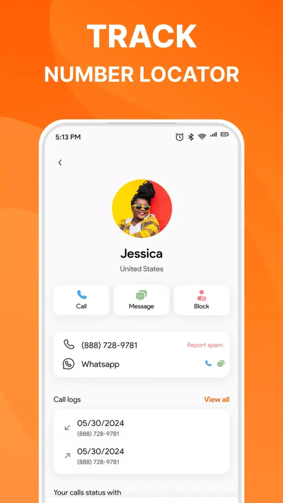 Caller ID & Block Spam Call Screenshots