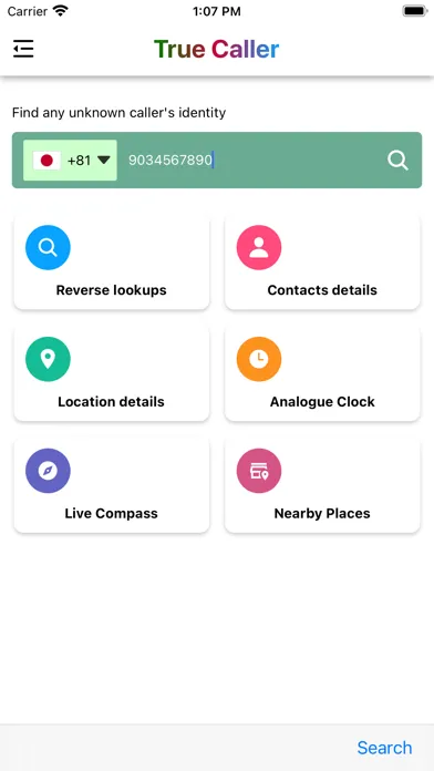 Captures d'écran de True Caller - Caller id