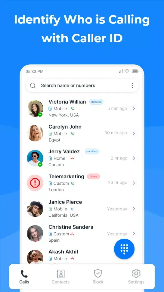 Show Caller ID & Spam Blocker Screenshots