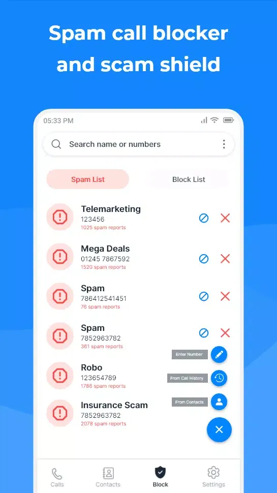 Show Caller ID & Spam Blocker Screenshots