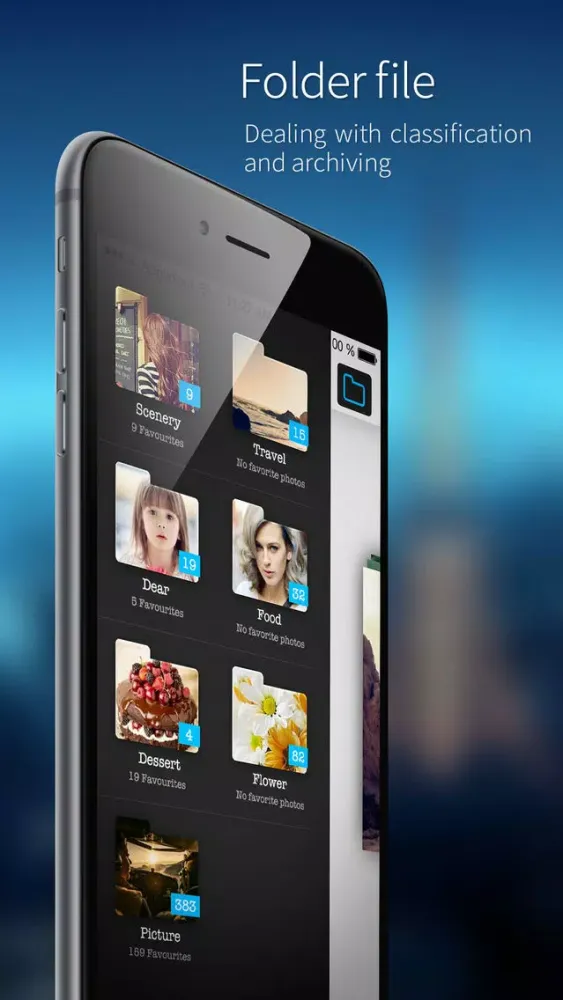 Capturas de tela do Photo Manager by QX - Slip your fingertip to manage your photos | Free your storage space