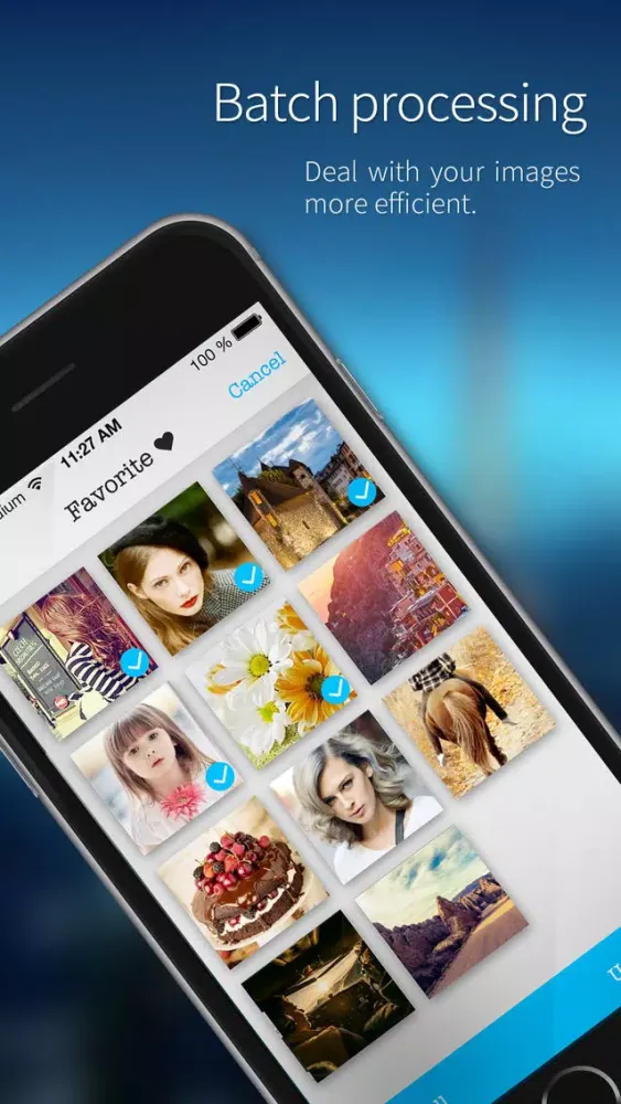 Capturas de tela do Photo Manager by QX - Slip your fingertip to manage your photos | Free your storage space