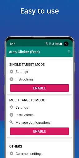 Auto Clicker - Automatic tap Screenshots