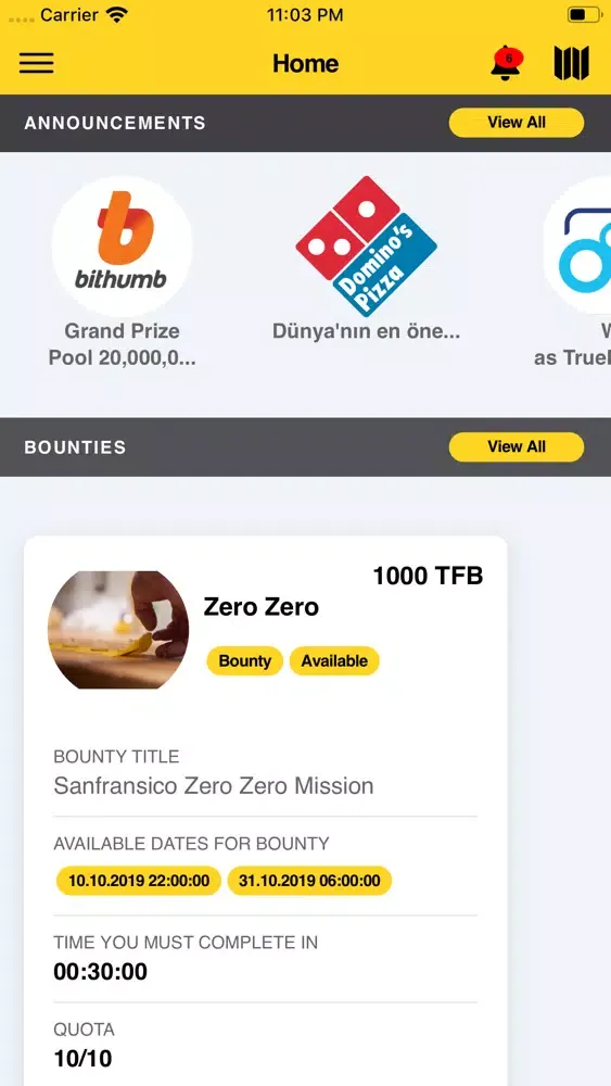 Truefeedback Bounty & Survey Screenshots