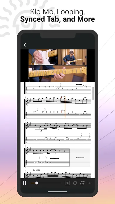 Captures d'écran de TrueFire Guitar Lessons