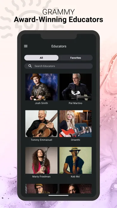 Captures d'écran de TrueFire Guitar Lessons