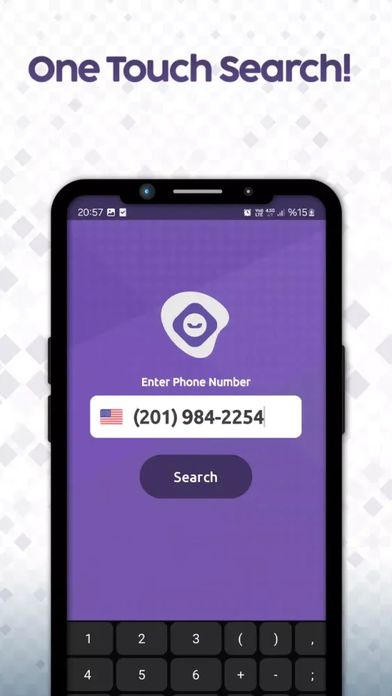 Capturas de tela do Reverse Phone Lookup