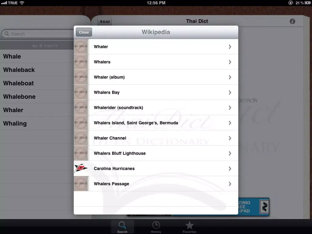 Thai Dict iPad  Ekran Görüntüleri