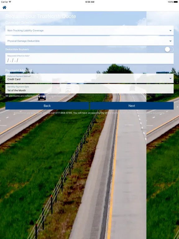 ภาพหน้าจอของ TNTruck iPad 