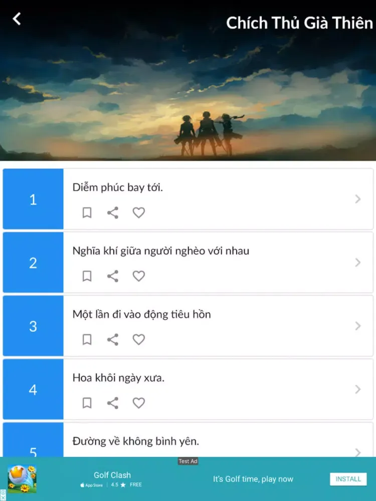 Zrzuty ekranu Truyện Huyền Nhẫn Offline 2018 iPad 