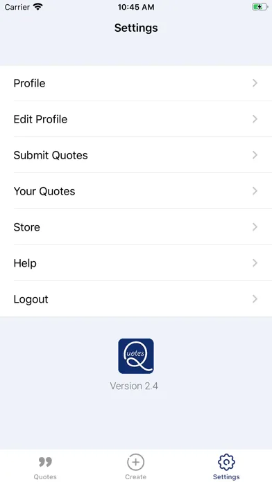 ภาพหน้าจอของ Quote Maker