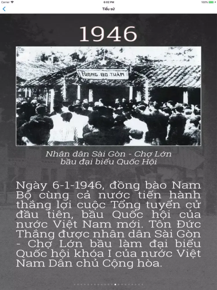 Screenshot di Ton Duc Thang Museum iPad 